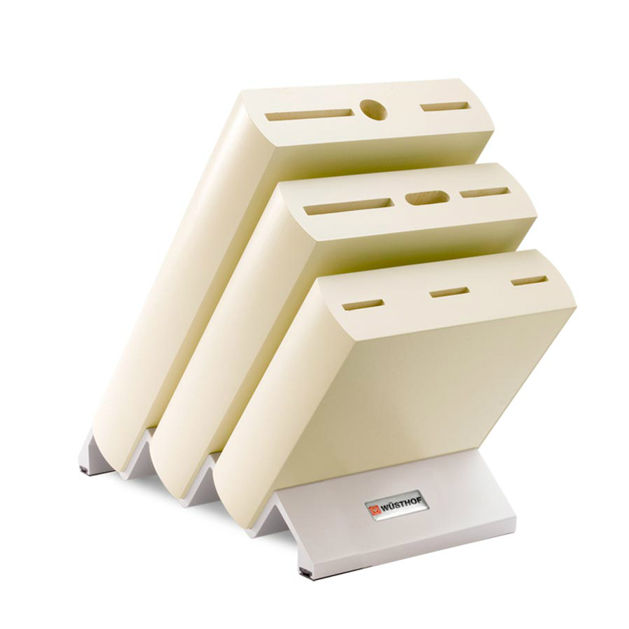 Набор кухонных ножей Ikon Cream White на деревянной подставке. 9 шт WUESTHOF W9874 - Вид №10