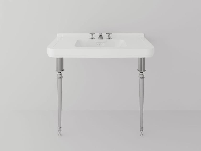 Овальный керамический консольный умывальник Park Avenue ROCKEFELLER & LEGS ALEXA ARCH-00014310