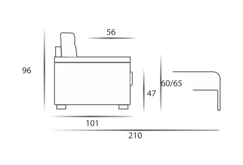 Диваны Divano 2 Posti – 2 Relax Spaziorelaxitalia  Europa Europa Divano 2 Posti – 2 Relax - Вид №4