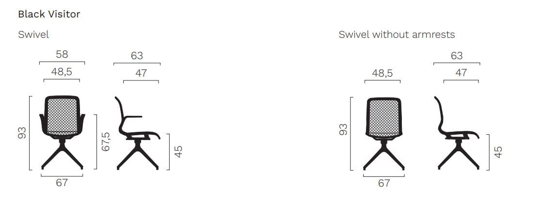 Офисное кресло из ткани на насесте FREZZA Джоди ARCH-00031399 - Вид №9