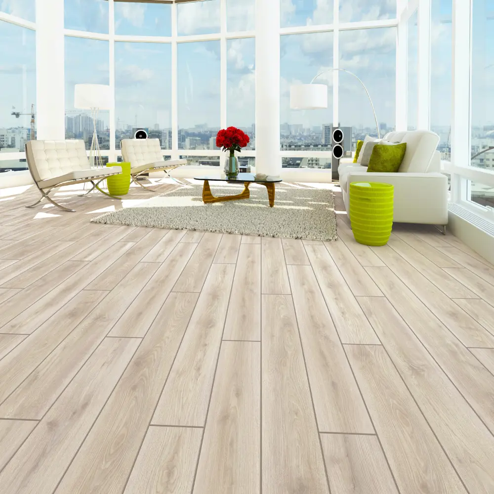 Ламинат Дуб Эрманс 33 класс толщина 8 мм с фаской 2.109 м² SWISS KRONO STLM-2091315