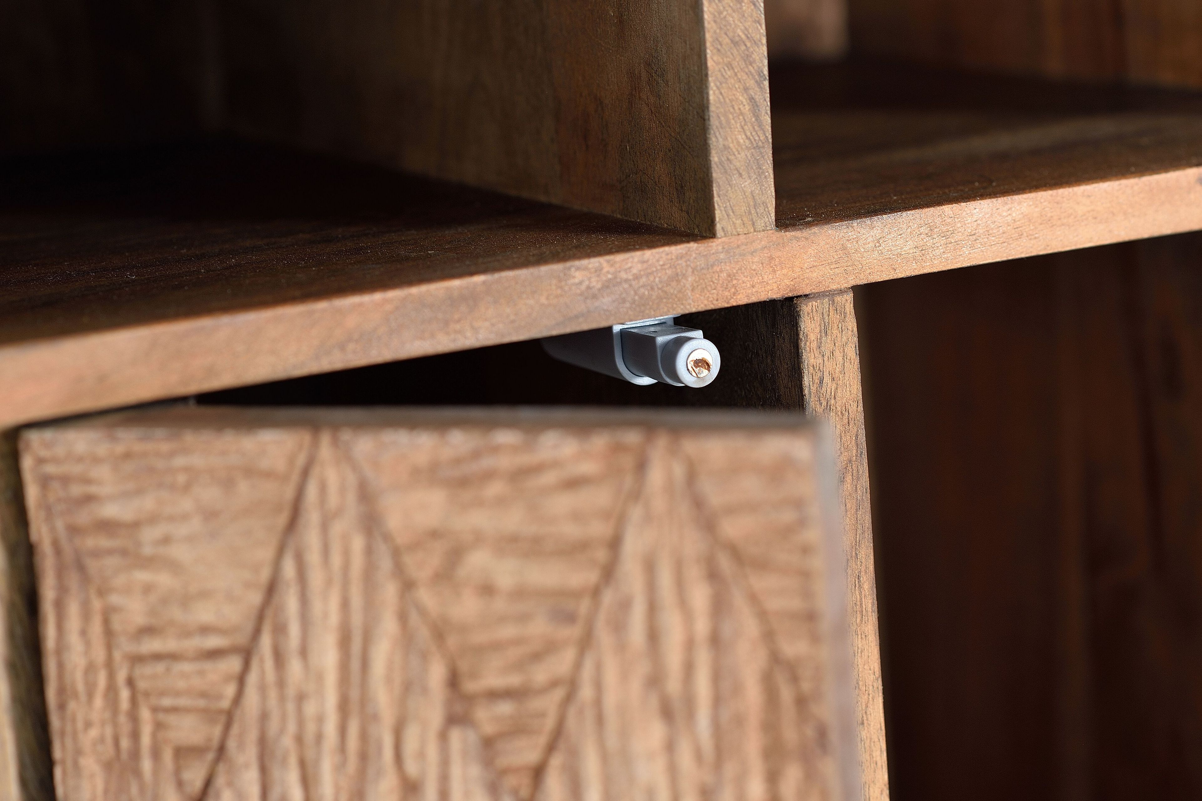 Самонесущая полка из манго Giner y Colomer Мумбаи ARCH-00055439 - Вид №5