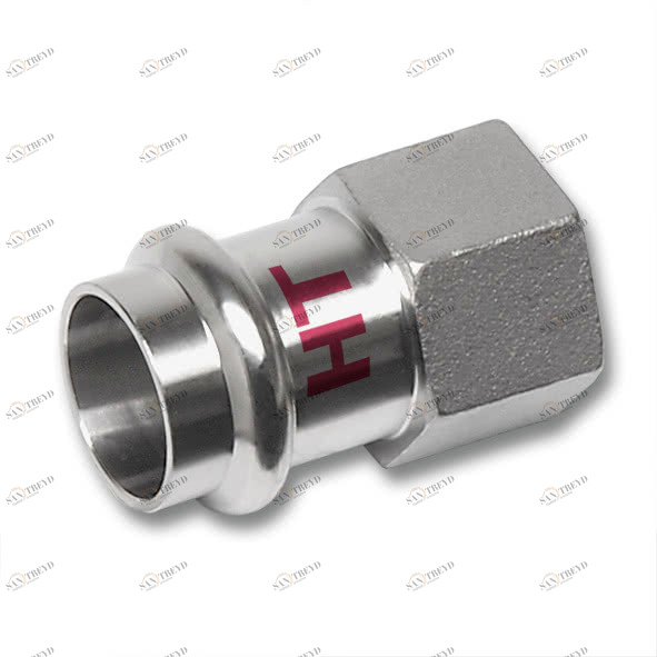 618270G1512 SANHA 18270G пр.-фит. нерж., упл.фитон муфта переходная ВПр-ВР 15x1/2 мм 