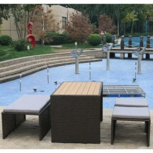 Диван-трансформер из искусственного ротанга коричневый Afina AFINA  00-3957585 Коричневый