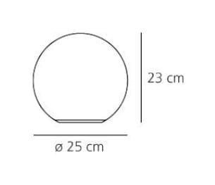 Настольная лампа из дутого стекла In Stock Artemide ARCH-00089031 - Вид №3