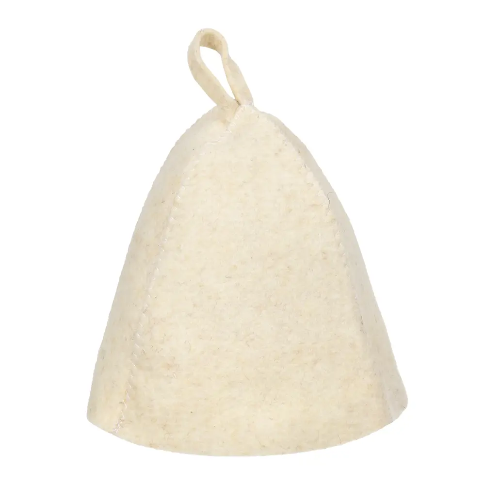 Шапка для бани Банные Штучки Hot Pot войлок цвет белый STLM-2056469