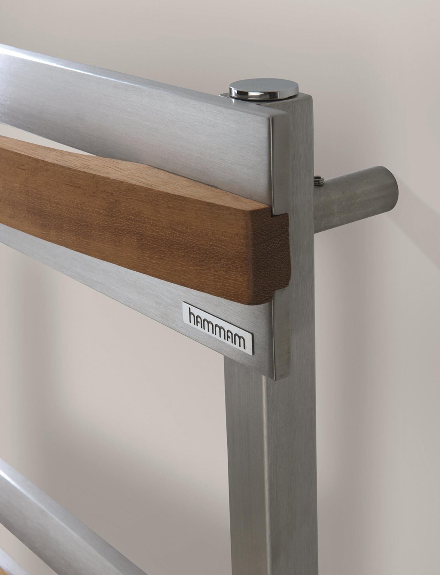 Полотенцесушитель Hammam METROPOLIS Mild steel  комбинированный; электрический или водяной Сталь  - Вид №77