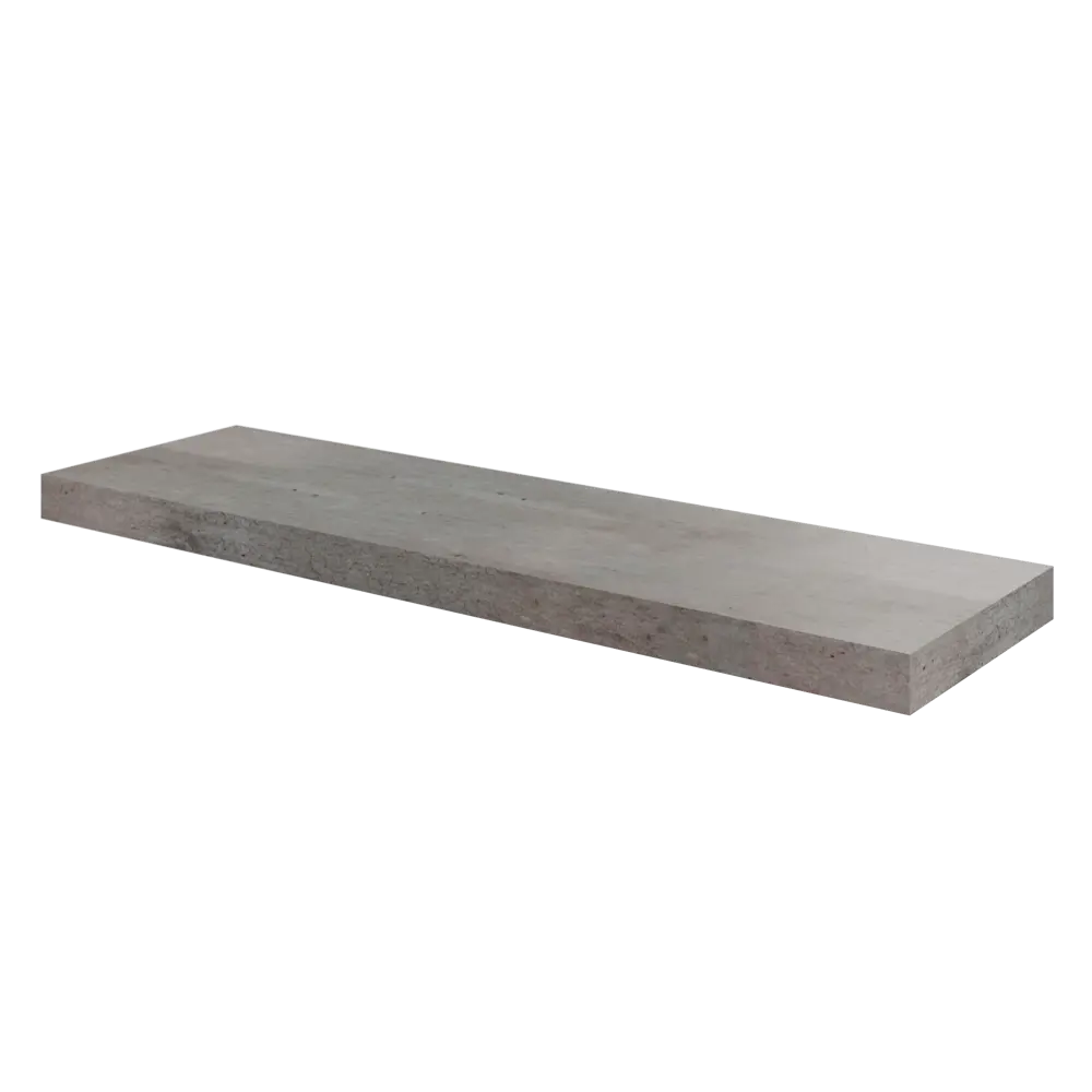 Полка настенная Spaceo Concrete 80x23.5 см МДФ цвет бетон STLM-2177009