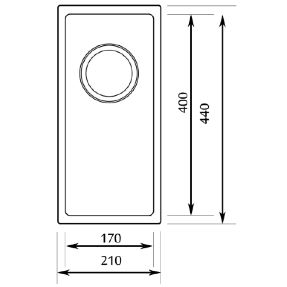 Кухонные мойки Eco Marino SME-210.A SEAMAN  - Вид №2