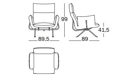 Съемное тканевое кресло с подлокотниками Magis мастерская ARCH-00046229 - Вид №11
