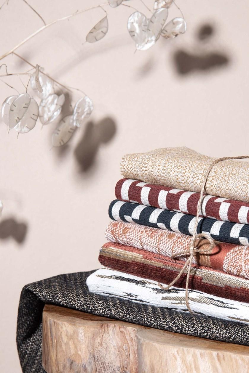 LELIEVRE Блестящая ткань в полоску Nature précieuse 0611 - Вид №5