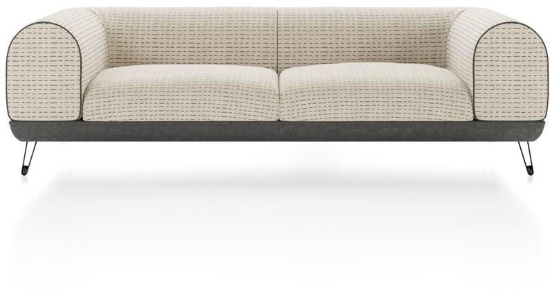 Liu Jo Living Collection 3-х местный тканевый диван Urban fan Lsd - Вид №4