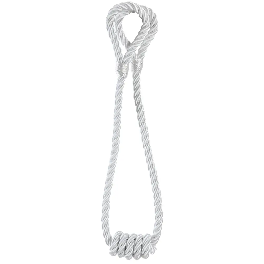 89337850 Подхват для штор Шишка 167 60 см металл цвет белый STLM-1041022 Santreyd 