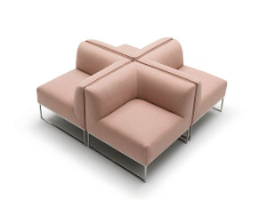 Секционный диван из ткани