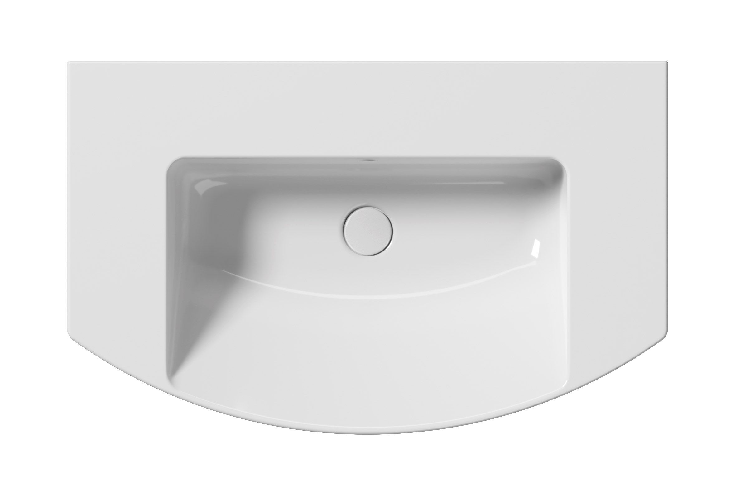 Керамический одиночный умывальник с держателем для полотенец GSI ceramica Norm ARCH-00034174 - Вид №1