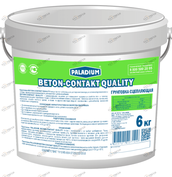 PL-BC/6 Грунтовка BETON-CONTAKT QUALITY, 6 кг Paladium 