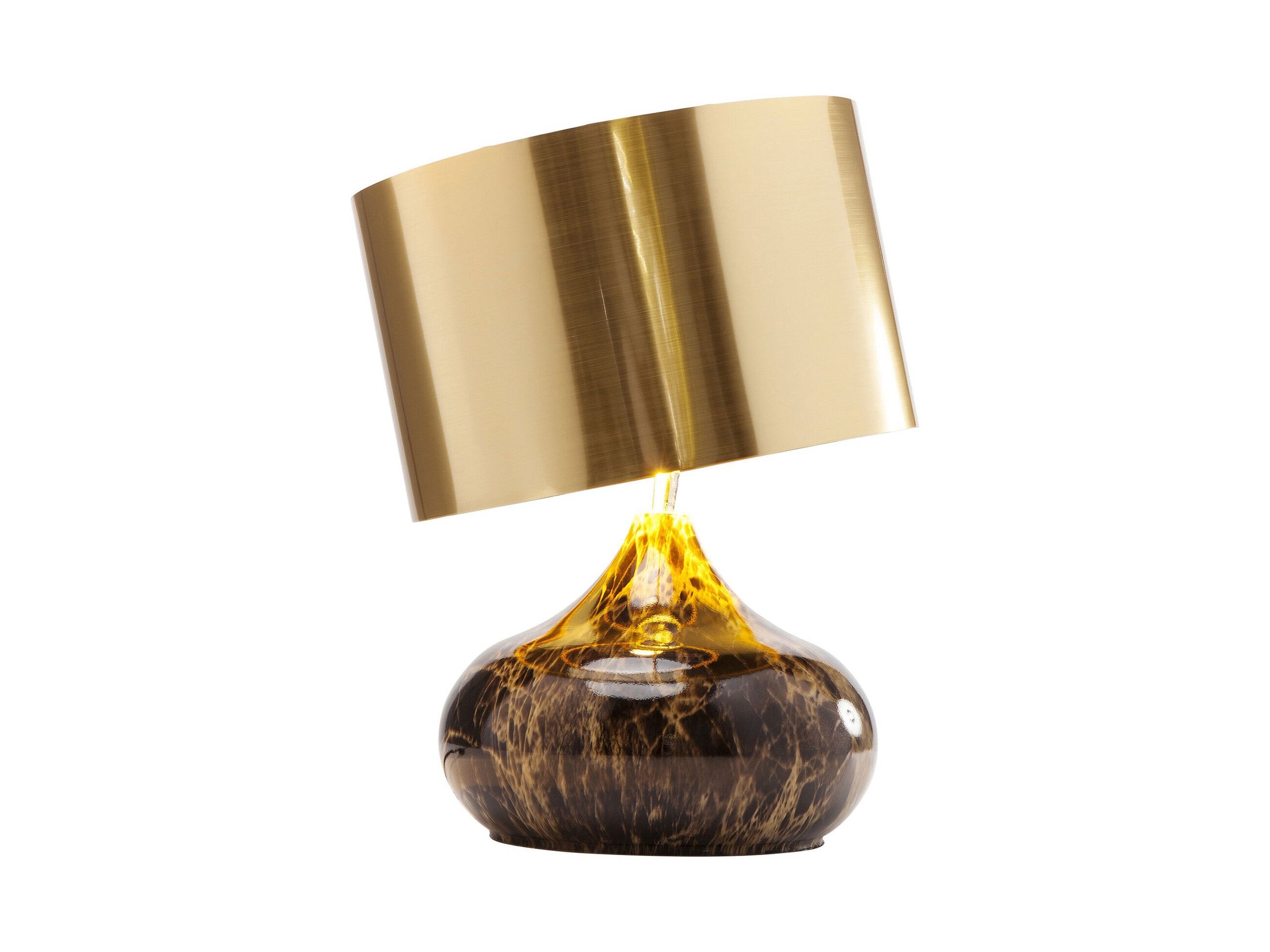 Настольная лампа из стали и ПВХ KARE Design MAMO DELUXE GOLD ARCH-00030592 - Вид №1