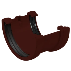 Соединитель желобов Fineber красный 82575912 STLM-2152841