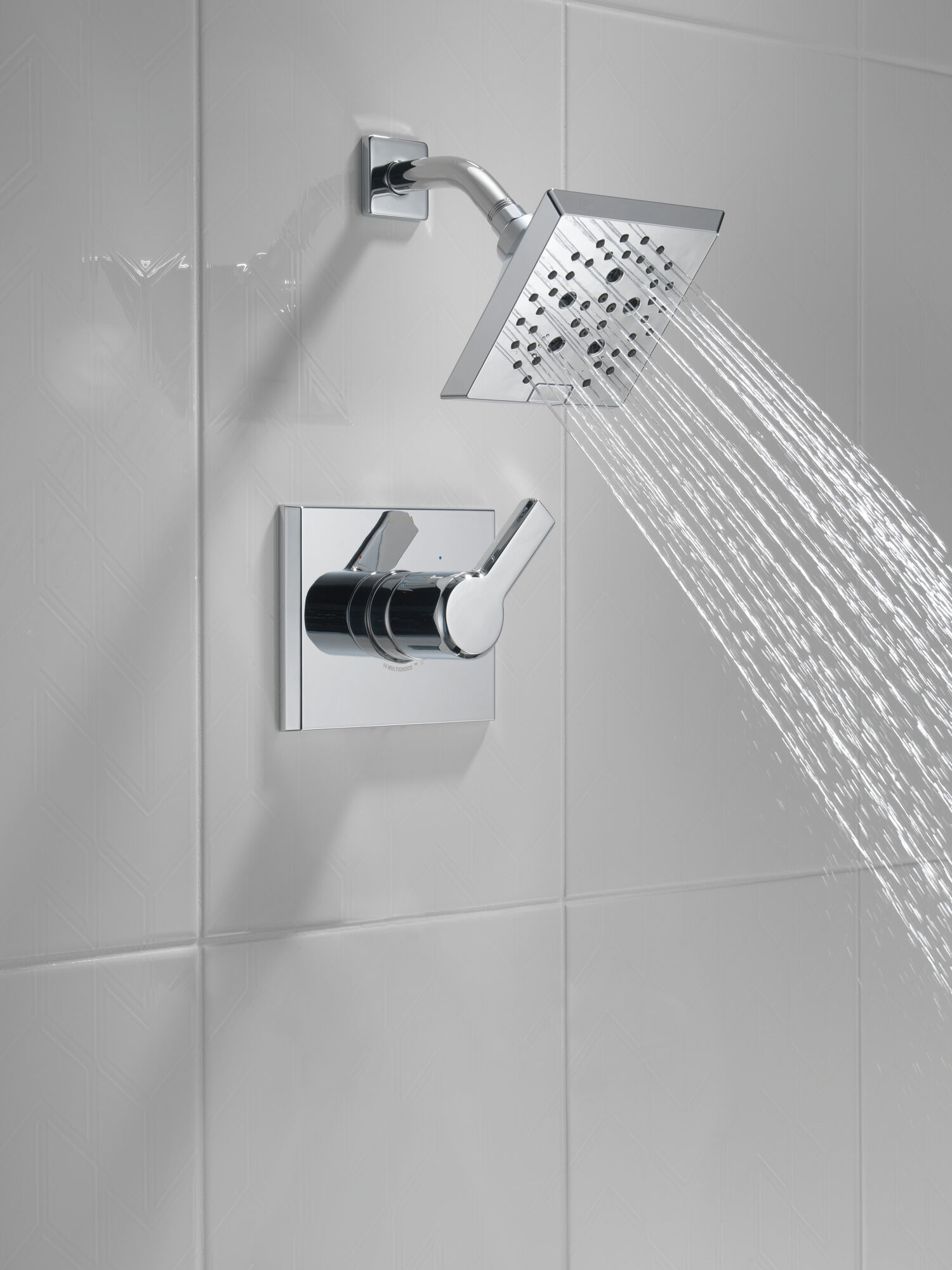 T14299 Накладка для душа Monitor® 14 серии H2Okinetic® Delta Faucet Pivotal Хром  - Вид №5