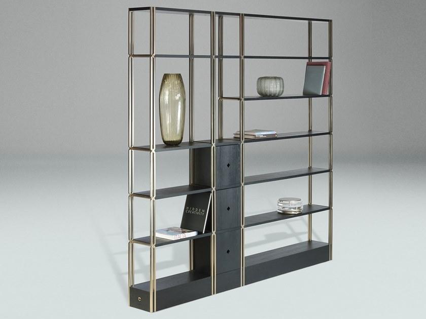 Paolo Castelli Открытый книжный шкаф с ящиками из стали и металла sun-id-1419109 - Вид №1
