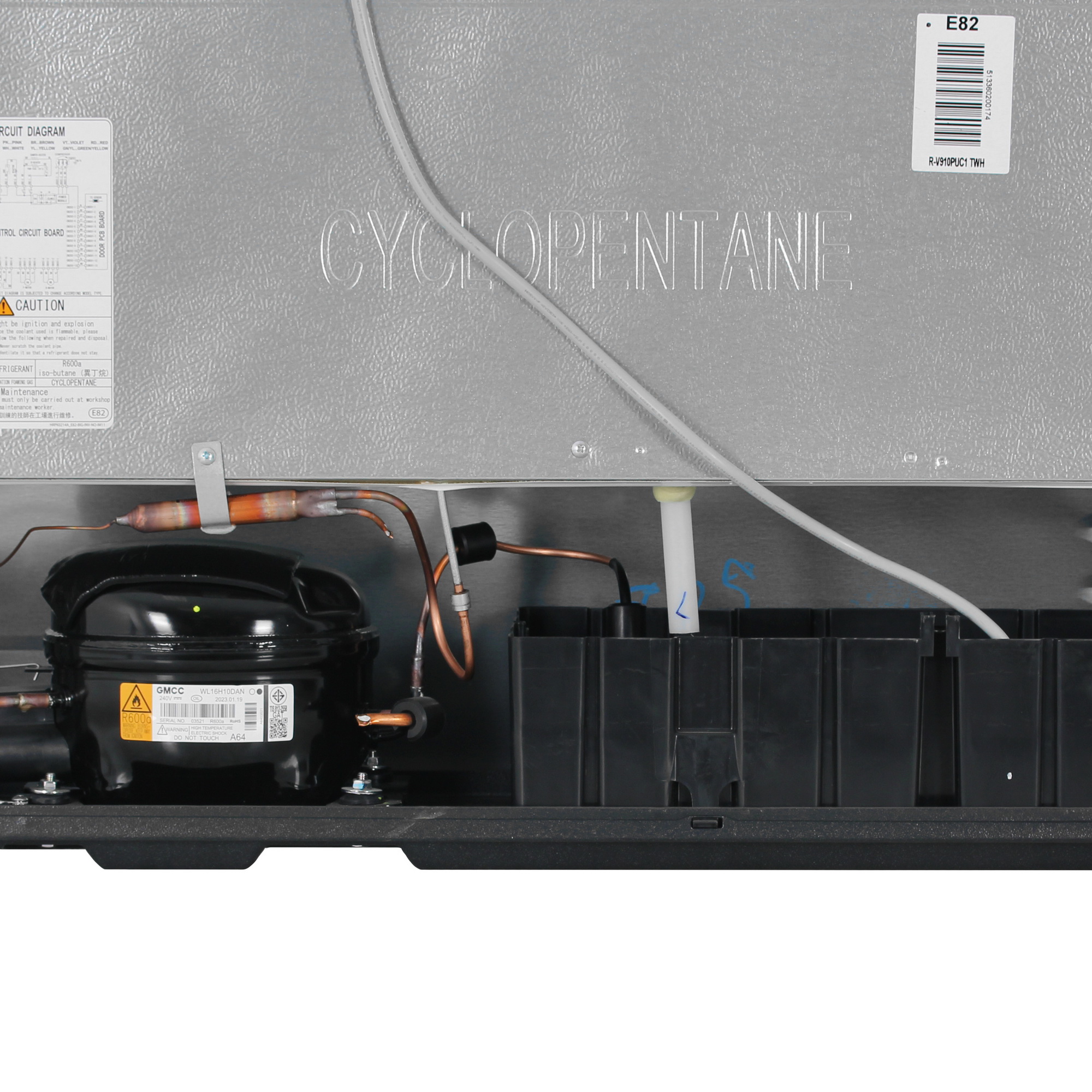 9077906 Холодильник с морозильником   Hitachi R-V910PUC1 TWH белый STDN-0060155 - Вид №13