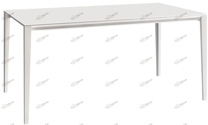 Febal Casa Раздвижной прямоугольный стол из алюминия и дерева sun-id-1439614