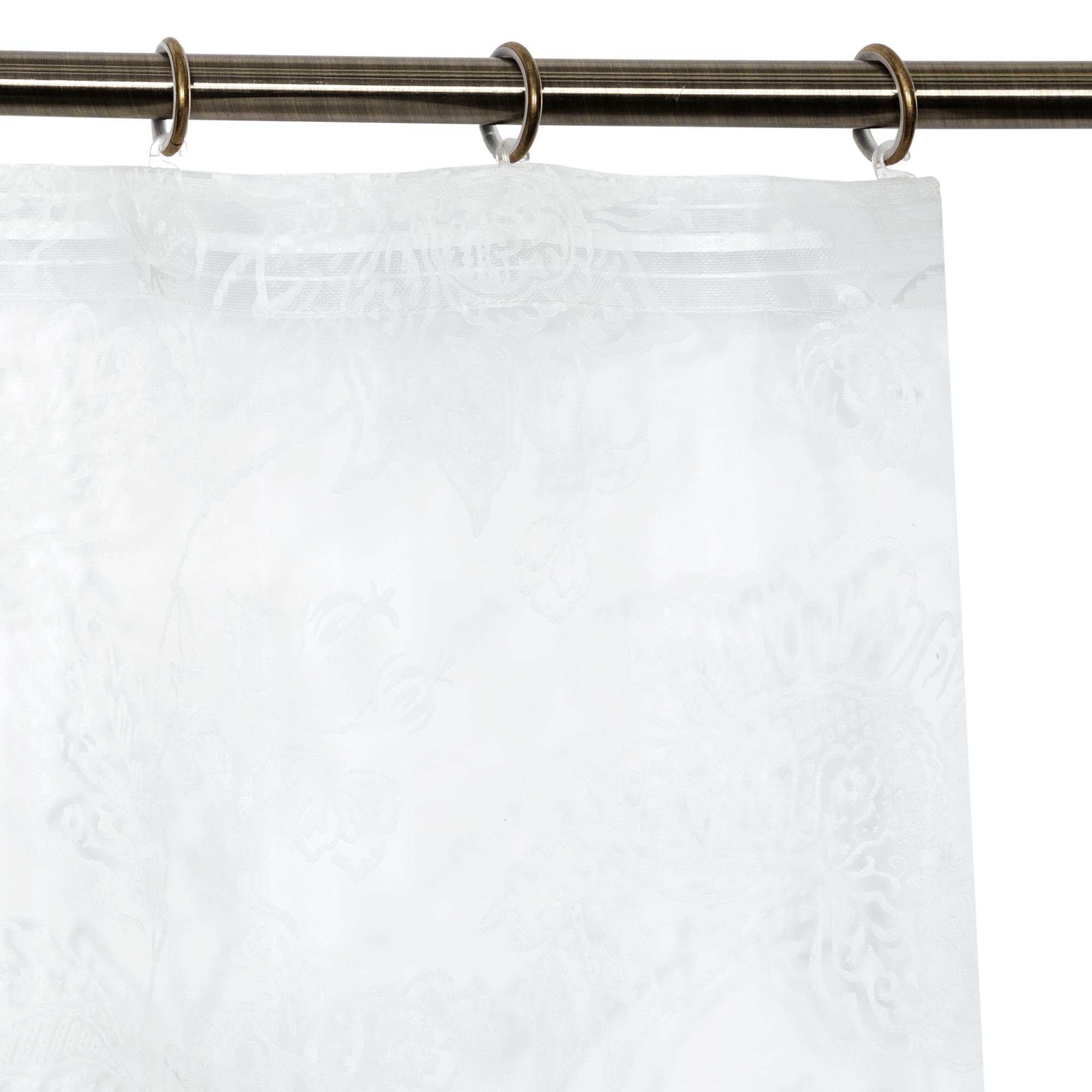 82594874 Тюль на ленте «Милена» 250x260 см цвет экрю Santreyd  - Вид №4