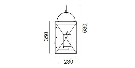 Латунные наружные настенные светильники Il Fanale фонари ARCH-00073103 - Вид №2
