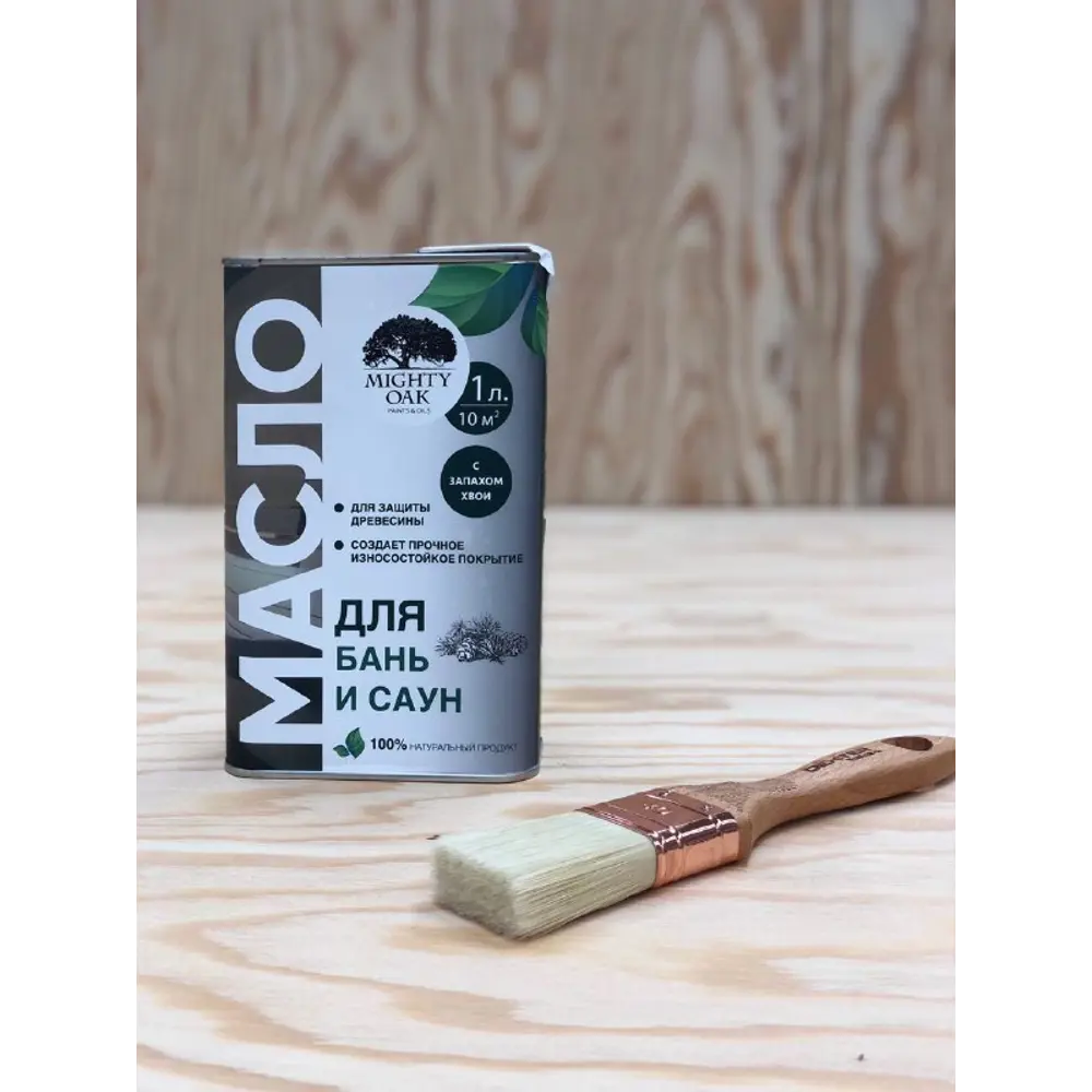 Масло MIGHTY OAK для защиты древесины в банях и саунах 82767811 STLM-0035720 - Вид №3