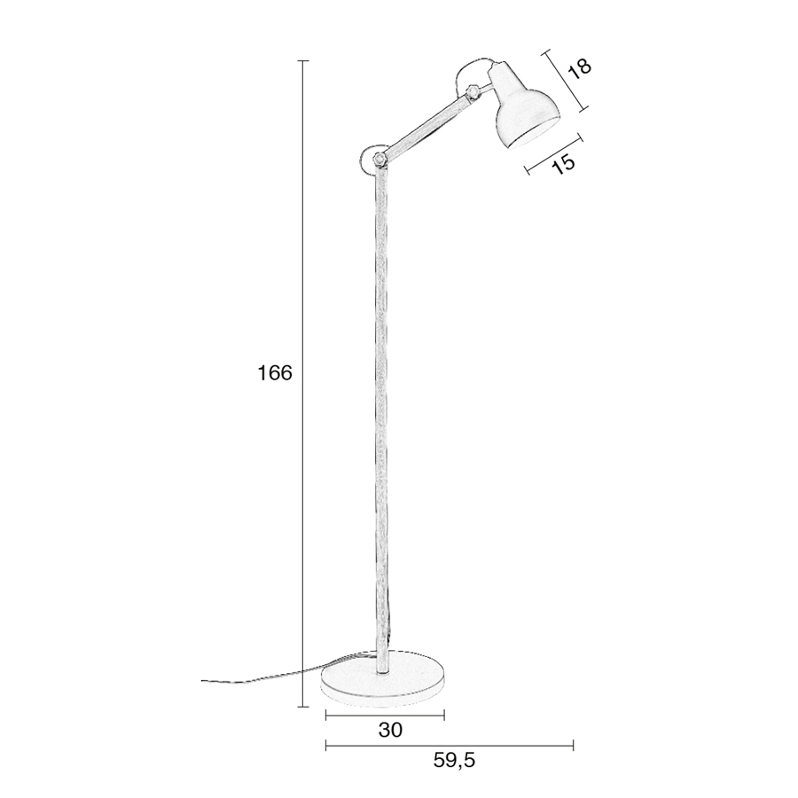 Светильник напольный Study, серый Zuiver 5100034 - Вид №10