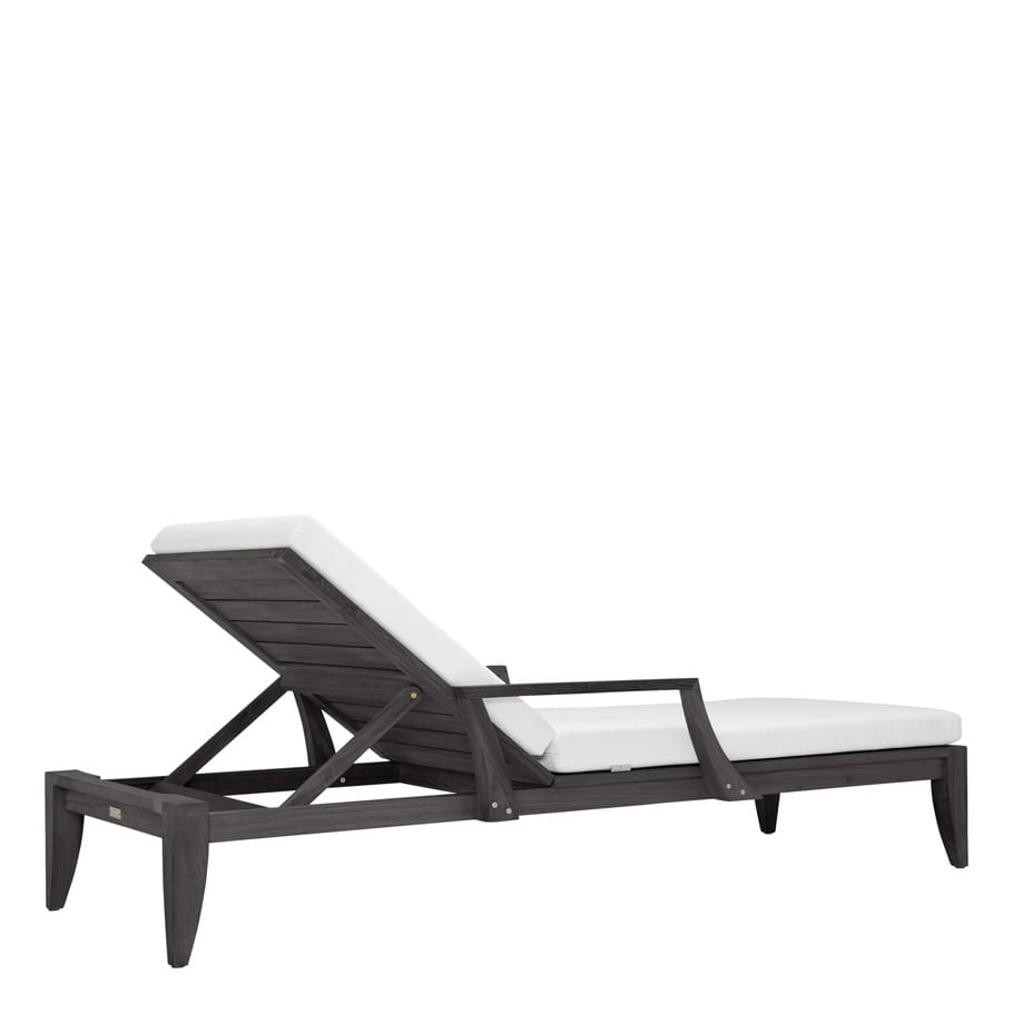 Садовая кровать из тикового дерева с подлокотниками JANUS et Cie Relais ARCH-00146502 - Вид №9