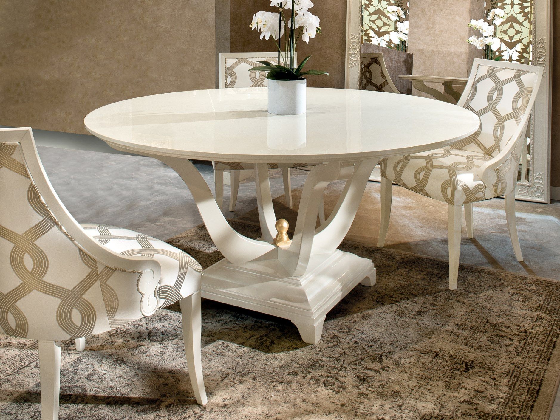 Деревянный мягкий стул CASA +39 Gold ARCH-00123962 - Вид №1