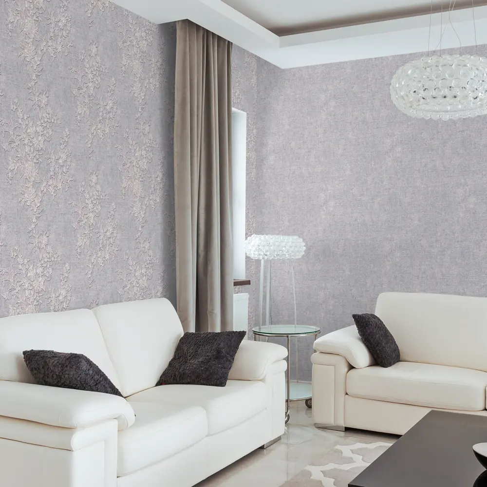 Обои флизелиновые Ateliero Martina фиолетовые 1.06 м 889397 STLM-2127812 - Вид №3