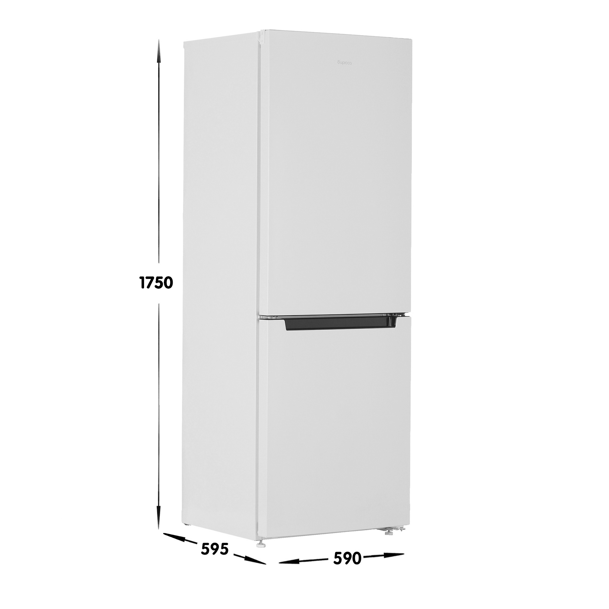 5339617 Холодильник с морозильником   Бирюса 820NF белый STDN-0043269 - Вид №6