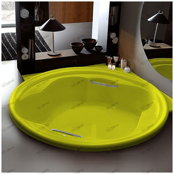 Ванна Gruppo treesse Ninfa V6591-Z жёлтая круглая большая VTLV6591Z