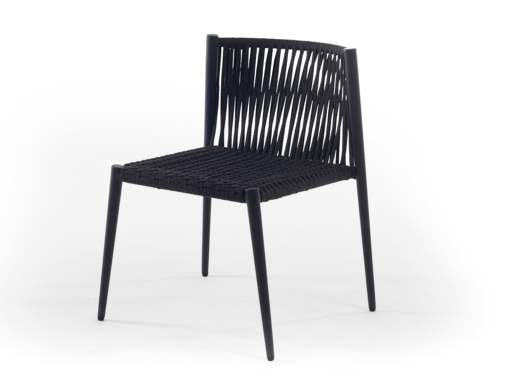 Штабелируемый стул из алюминия и полиолефиновой веревки Unopiù свет ARCH-00003810 - Вид №2