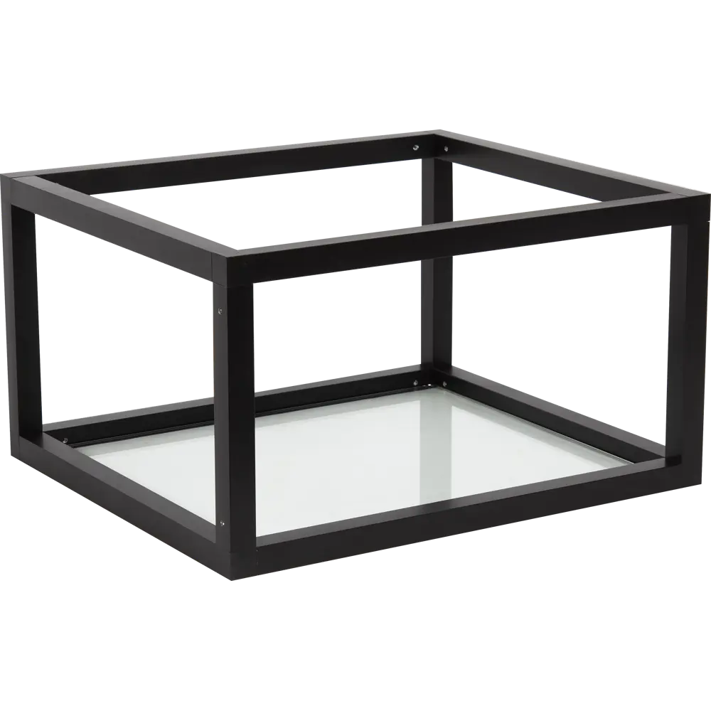 Полка-каркас для кухни 22х35х40 см, алюминий/стекло DELINIA STLM-2150604