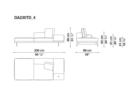 3-местный тканевый диван B&B Italia док ARCH-00033457 - Вид №121