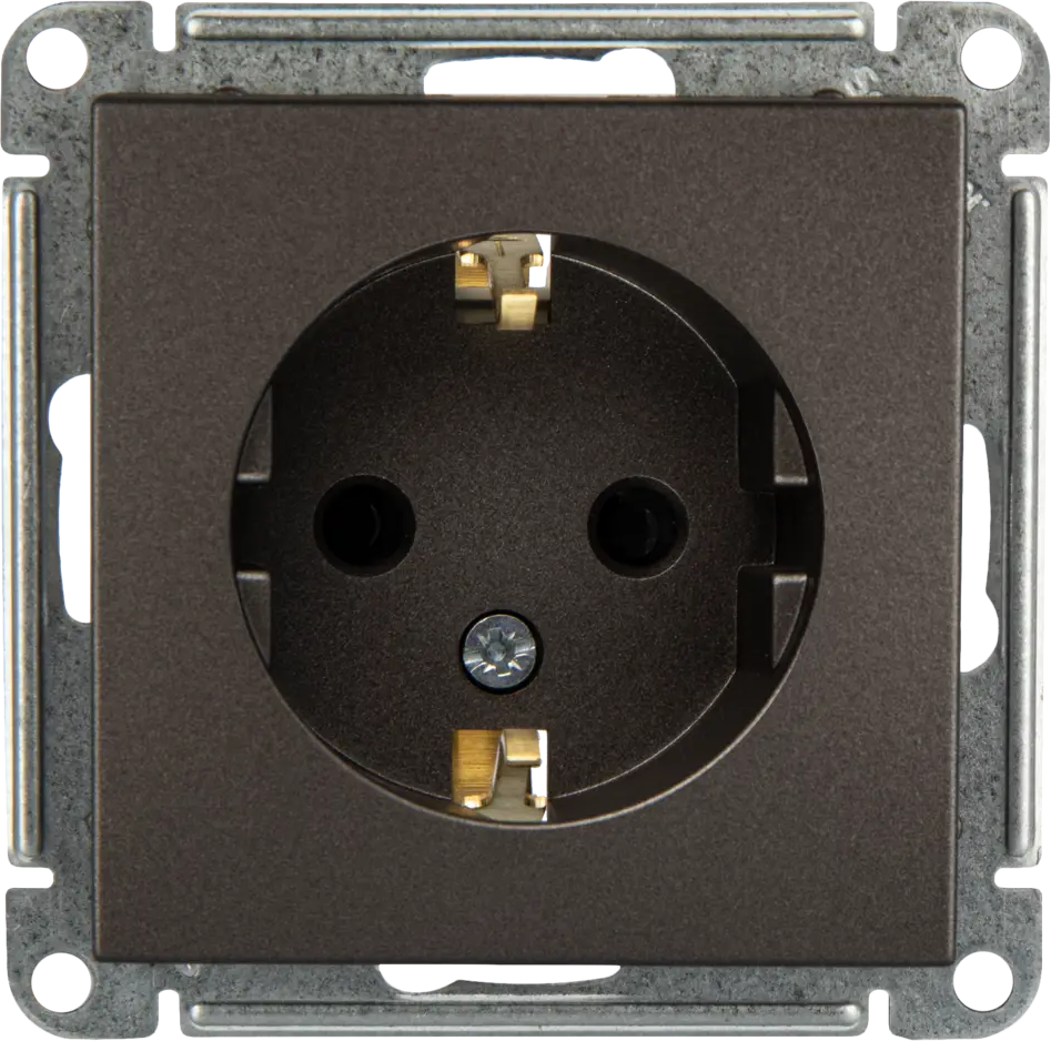 SYSTEME ELECTRIC Розетка скрытого монтажа W59 Deco с защитными шторками 82797858