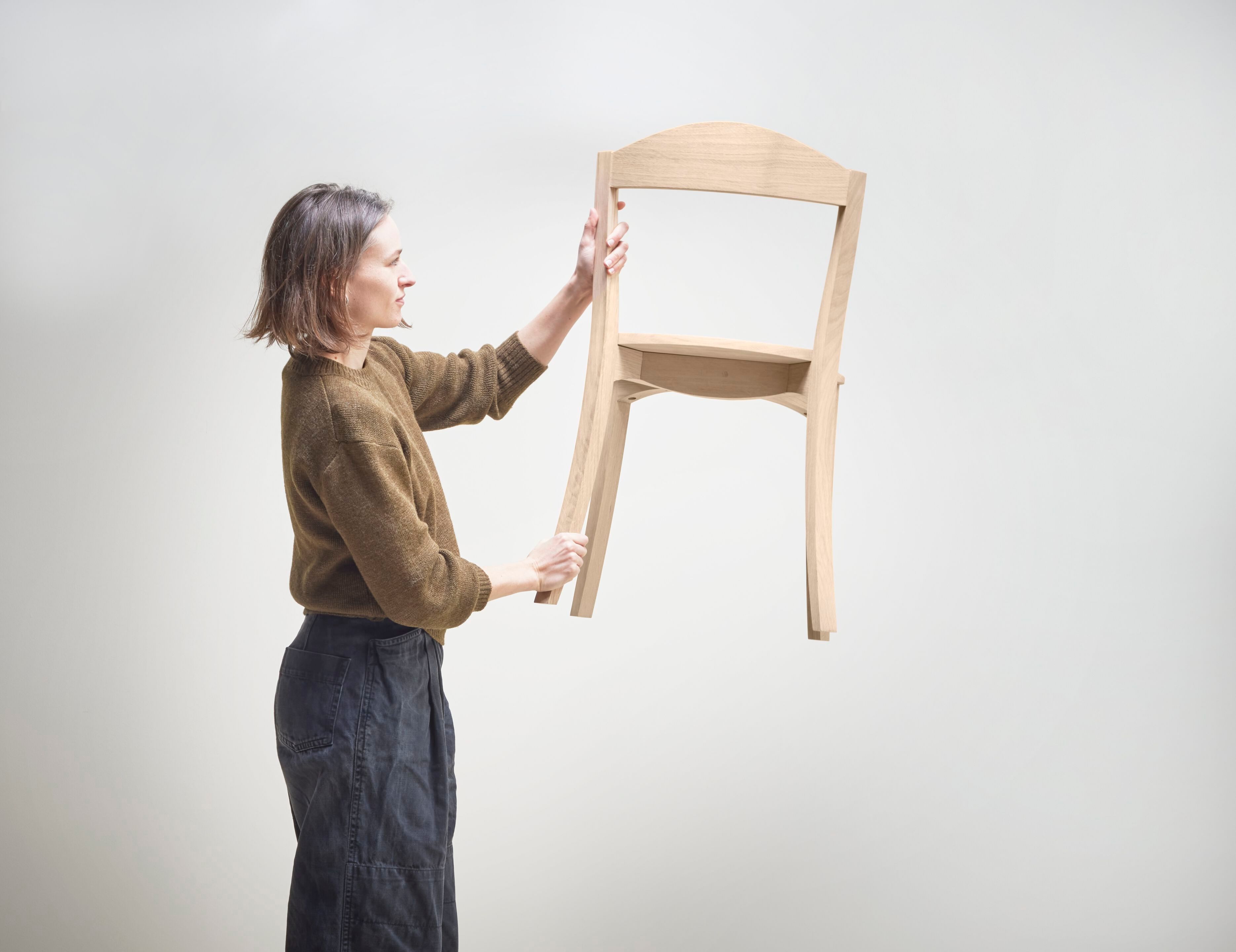 Штабелируемый стул из дуба ALKI Bibolina ARCH-00090673 - Вид №9