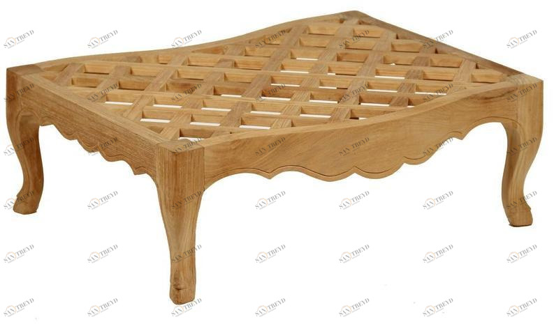 ASTELLO Садовый пуф из тика Camélia CAMELIA sun-id-1468173