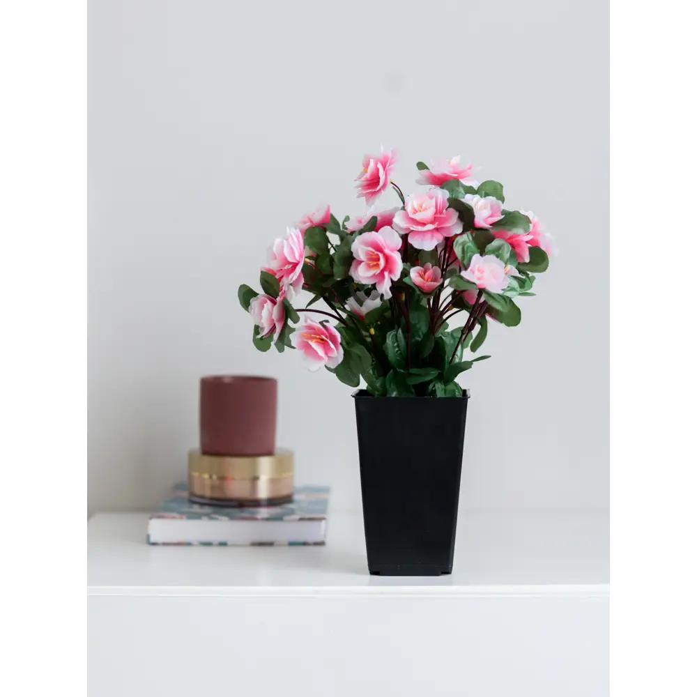 89356264 Искусственное растение в горшке азалия h30 см цвет розовый STLM-0953859 Santreyd  - Вид №3