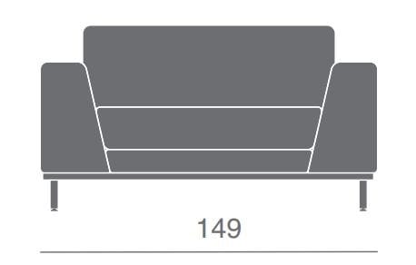 Кожаный диван Kastel Комодо ARCH-00017947 - Вид №1