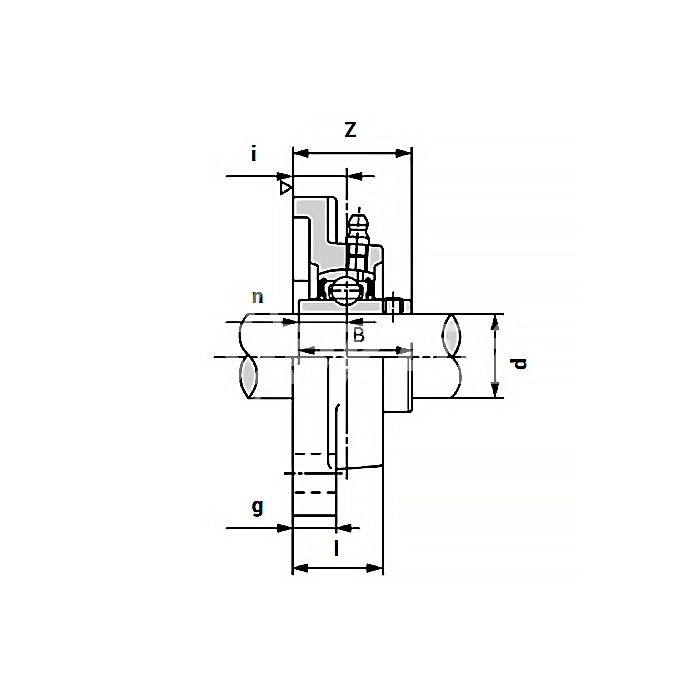 IS2004 Подшипниковый узел UCF212 ISKRA  - Вид №2