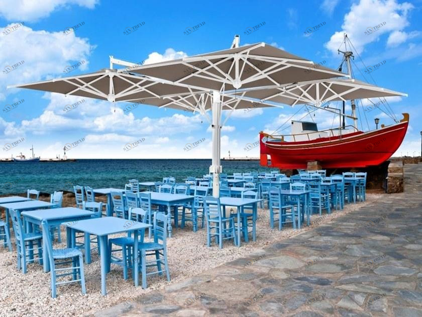 Scolaro Parasol Множественный квадратный зонт Alu sun-id-1438577