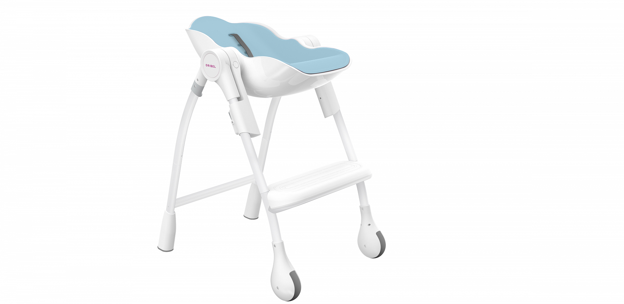 Стульчик для кормления Cocoon зефир голубая малина ORIBEL  322522 Голубой Santreyd  - Вид №6