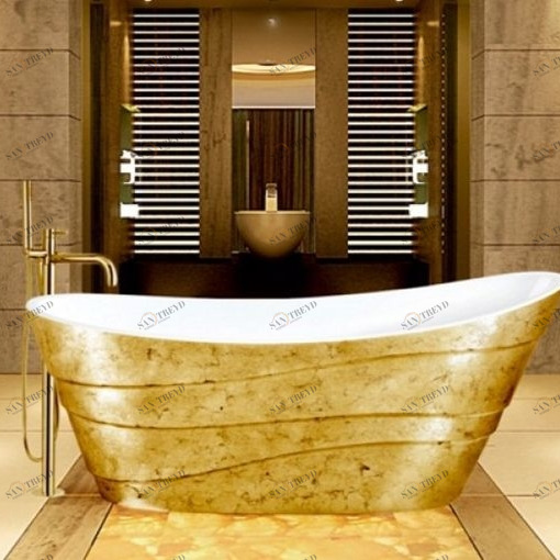 Ванна акриловая отдельностоящая Treasure Gold Lagard ALYA lgd-alya-tg