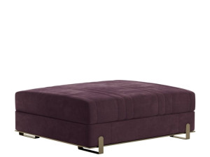 Квадратный пуф из ткани