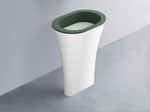 AMLA65-MU+AMPILO-PM+AMCOLO-BL Раковина Amedeo Ovale отдельностоящая cielo Enjoy + Amedeo