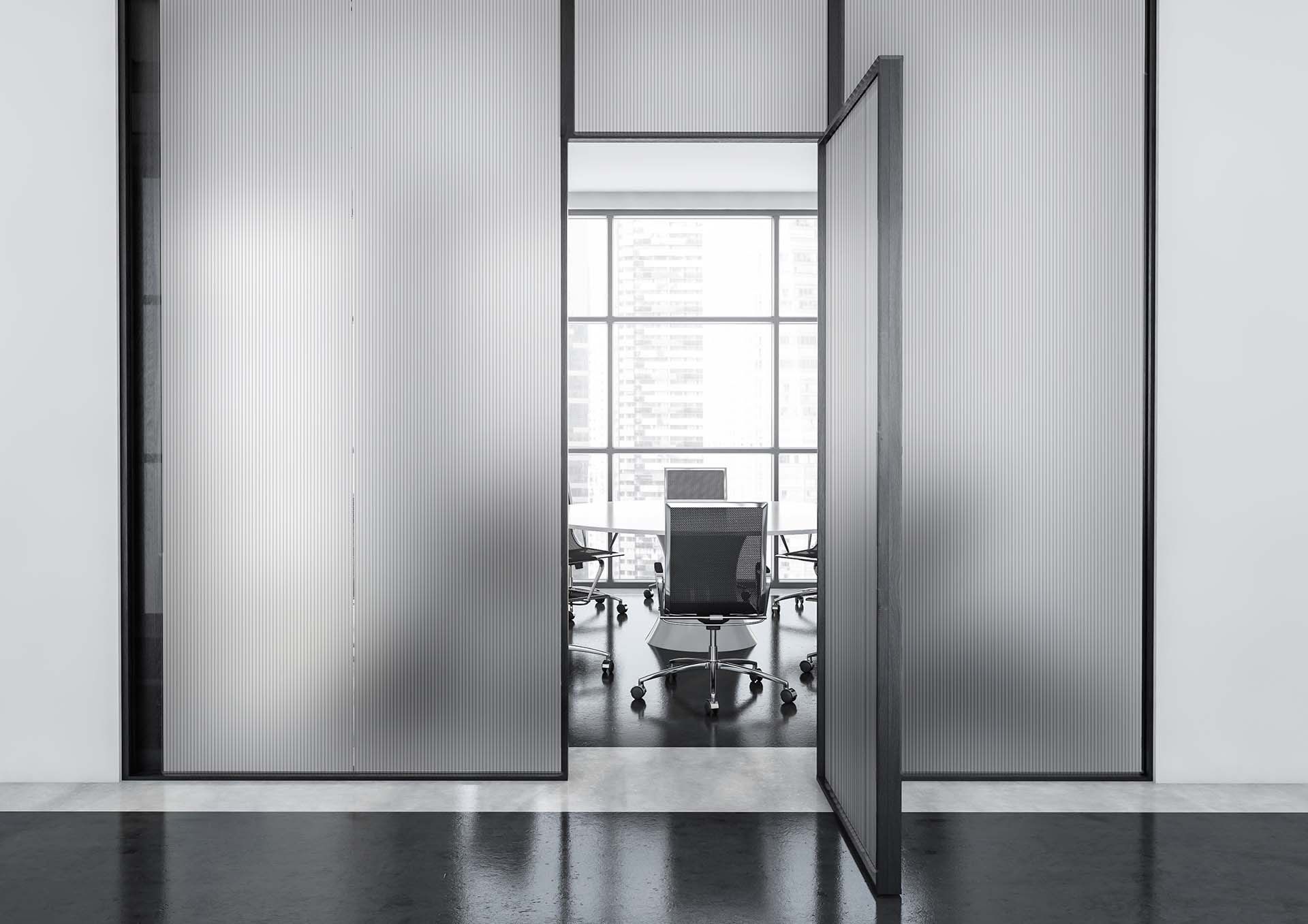 Матовое стекло с линейной текстурой Madras® Madras® linear Texturized ARCH-00102677 - Вид №1